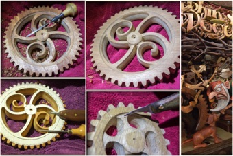 Carved Gears Montage 1